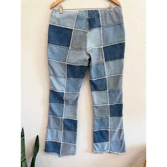 Y2K No Boundaries Patchwork Jeans size 13 - Picture 2 of 16